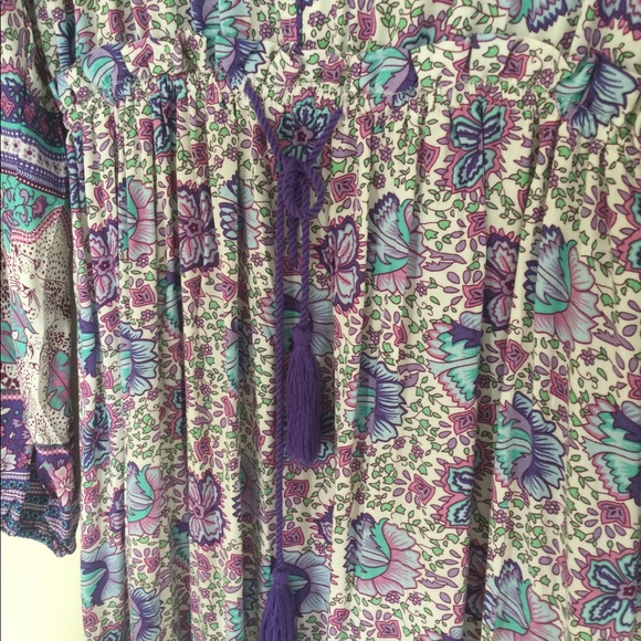 FEW MODA - BOHO MAXI DRESS SZ. S - Picture 4 of 7